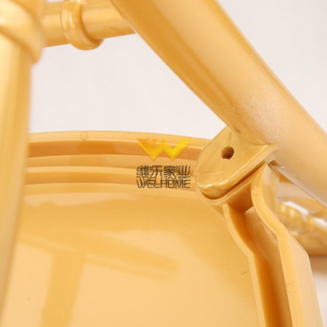 Yellow acrylic Napoleon Chair for wedding/event